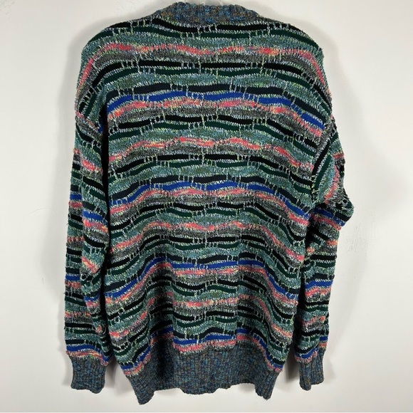 Zara Multicolor Patterned Men's Sweater XL - Picture 5 of 10